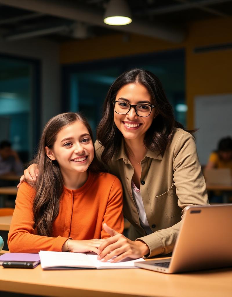Mentor and student